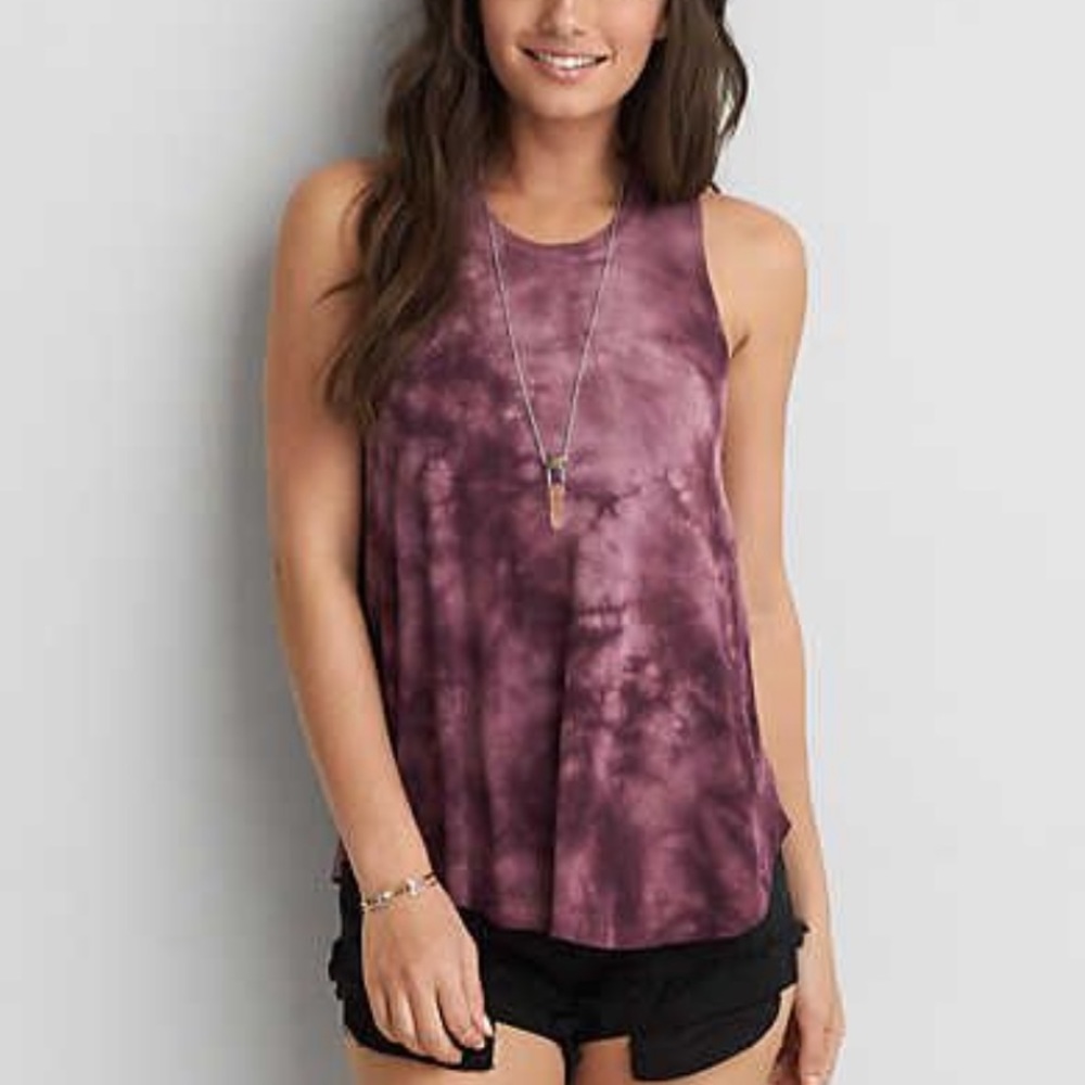 American Eagle BROWN Fowy Tank Top